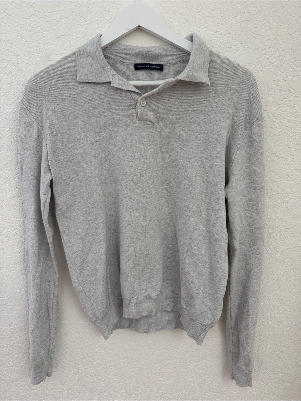 Brandy Melville Crewneck Polo Sweater